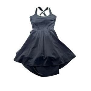 Buffbunny Sporty Story Dress Womens Size Large Black Pickleball Tennis Golf